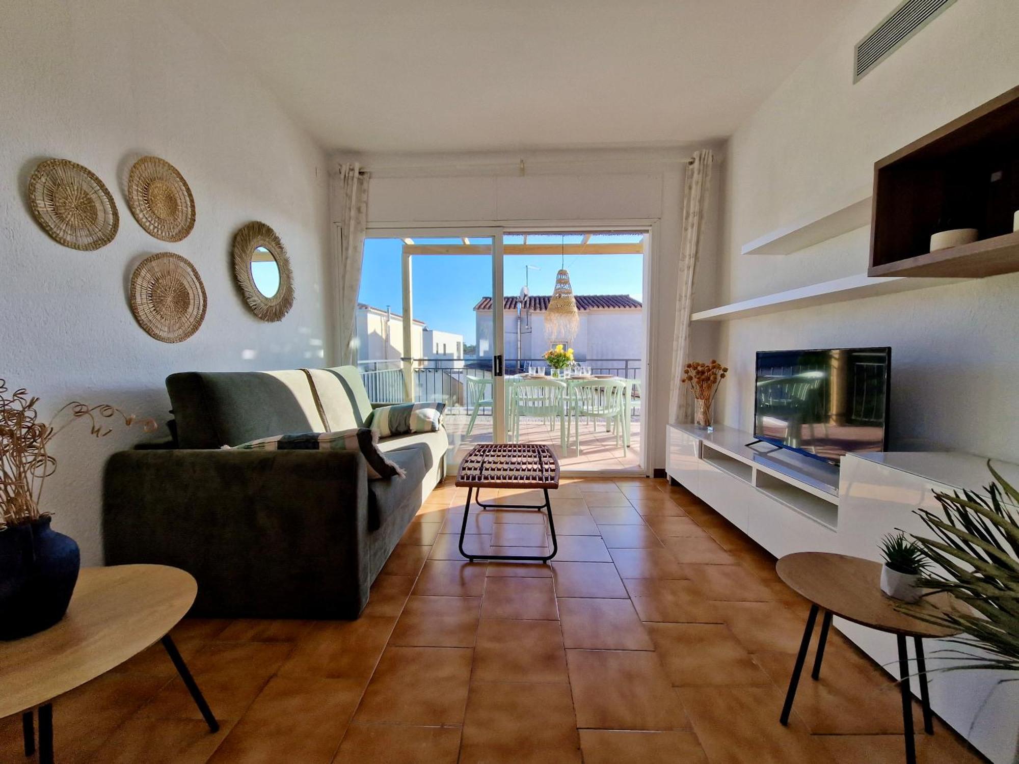 Gorgot P1 I Apartamento Con Terraza Y Piscina Comunitaria Cerca De La Playa Empuriabrava Exterior foto